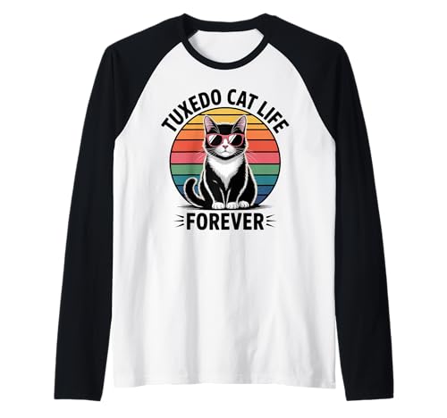 Smoking Katzenleben Männer Frauen Kinder Geschenk Raglan Smoking Katzenleben Männer Frauen Kinder Geschenk Raglan von Tuxedo Life Forever