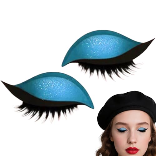 Tuxuseo Augen Make-up Aufkleber | Lazy Eye Shadow Wimpernpatch | Lazy Eyelash Stickers | 2-in-1 Wiederverwendbare Augen-Make-up-Aufkleber | Einfach Aufzutragender Lazy Makeups-Tool Tuxuseo Augen Make-up Aufkleber | Lazy Eye Shadow Wimpernpatch | Lazy Eyelash Stickers | 2-in-1 Wiederverwendbare Augen-Make-up-Aufkleber | Einfach Aufzutragender Lazy Makeups-Tool von Tuxuseo