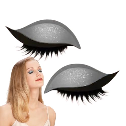 Tuxuseo Augen Make-up Aufkleber | Lazy Eye Shadow Wimpernpatch | Lazy Eyelash Stickers | 2-in-1 Wiederverwendbare Augen-Make-up-Aufkleber | Einfach Aufzutragender Lazy Makeups-Tool Tuxuseo Augen Make-up Aufkleber | Lazy Eye Shadow Wimpernpatch | Lazy Eyelash Stickers | 2-in-1 Wiederverwendbare Augen-Make-up-Aufkleber | Einfach Aufzutragender Lazy Makeups-Tool von Tuxuseo