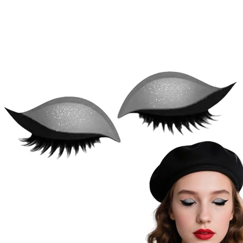 Tuxuseo Augen Make-up Aufkleber | Lazy Eye Shadow Wimpernpatch | Lazy Eyelash Stickers | 2-in-1 Wiederverwendbare Augen-Make-up-Aufkleber | Einfach Aufzutragender Lazy Makeups-Tool Tuxuseo Augen Make-up Aufkleber | Lazy Eye Shadow Wimpernpatch | Lazy Eyelash Stickers | 2-in-1 Wiederverwendbare Augen-Make-up-Aufkleber | Einfach Aufzutragender Lazy Makeups-Tool von Tuxuseo