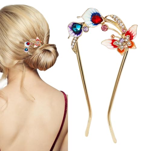 Tuxuseo Tierhaar Spange - Hochzeitsaccessoires Für & Damen - U-Förmige Hochzeitsaccessoires, Dekorativer Haarschmuck Für Bühnenauftritte & Fotoshootings von Tuxuseo
