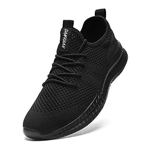 Tvtaop Damen Sneaker Laufschuhe Turnschuhe Straßenlaufschuhe rutschfest Leichtgewichts Atmungsaktiv Walkingschuhe Outdoor Tennisschuhe Sportschuhe Freizeitschuhe,Schwarz 41 EU von Tvtaop