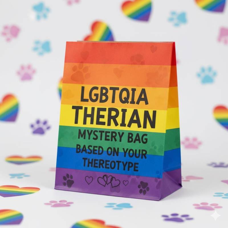 Lgbtqia Therian Mystery Bag Based On Your Thereotype & Pride Flag von Tw1nH3ll