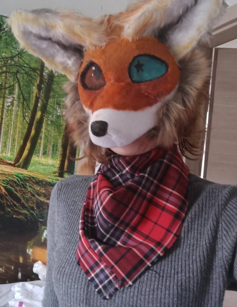 Therian Kemonomimi Dog Bandana Neck Scarf 2 Different Colors Therian Kemonomimi Dog Bandana Neck Scarf 2 Different Colors von Tw1nH3ll