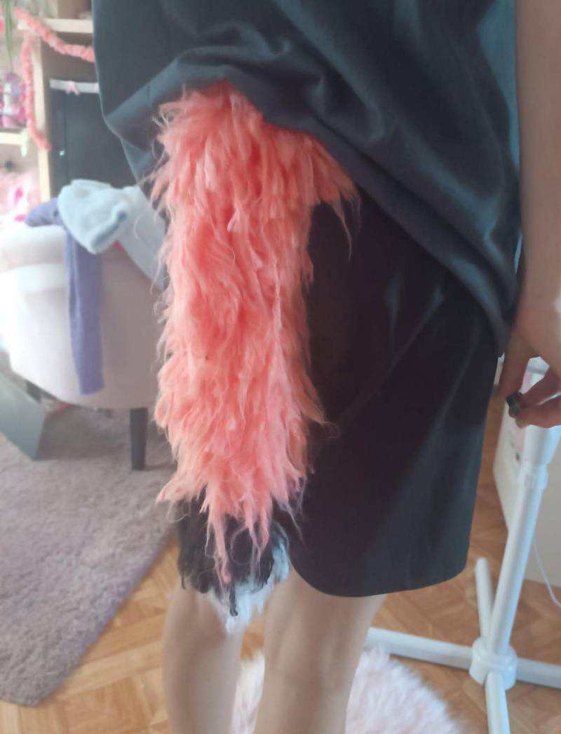 Therian Red Fox Yarn Tail von Tw1nH3ll