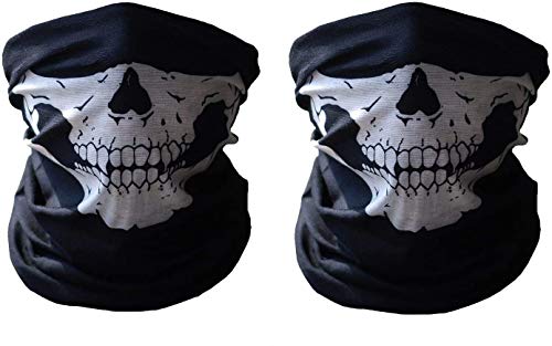 Tweal Schlauch Maske,2 Stück Sturmmaske Nahtlos Schädel Gesicht Schlauch Maske Motorrad Gesichtsmaske,Staubschutz für Outdoor Tweal Schlauch Maske,2 Stück Sturmmaske Nahtlos Schädel Gesicht Schlauch Maske Motorrad Gesichtsmaske,Staubschutz für Outdoor von Tweal