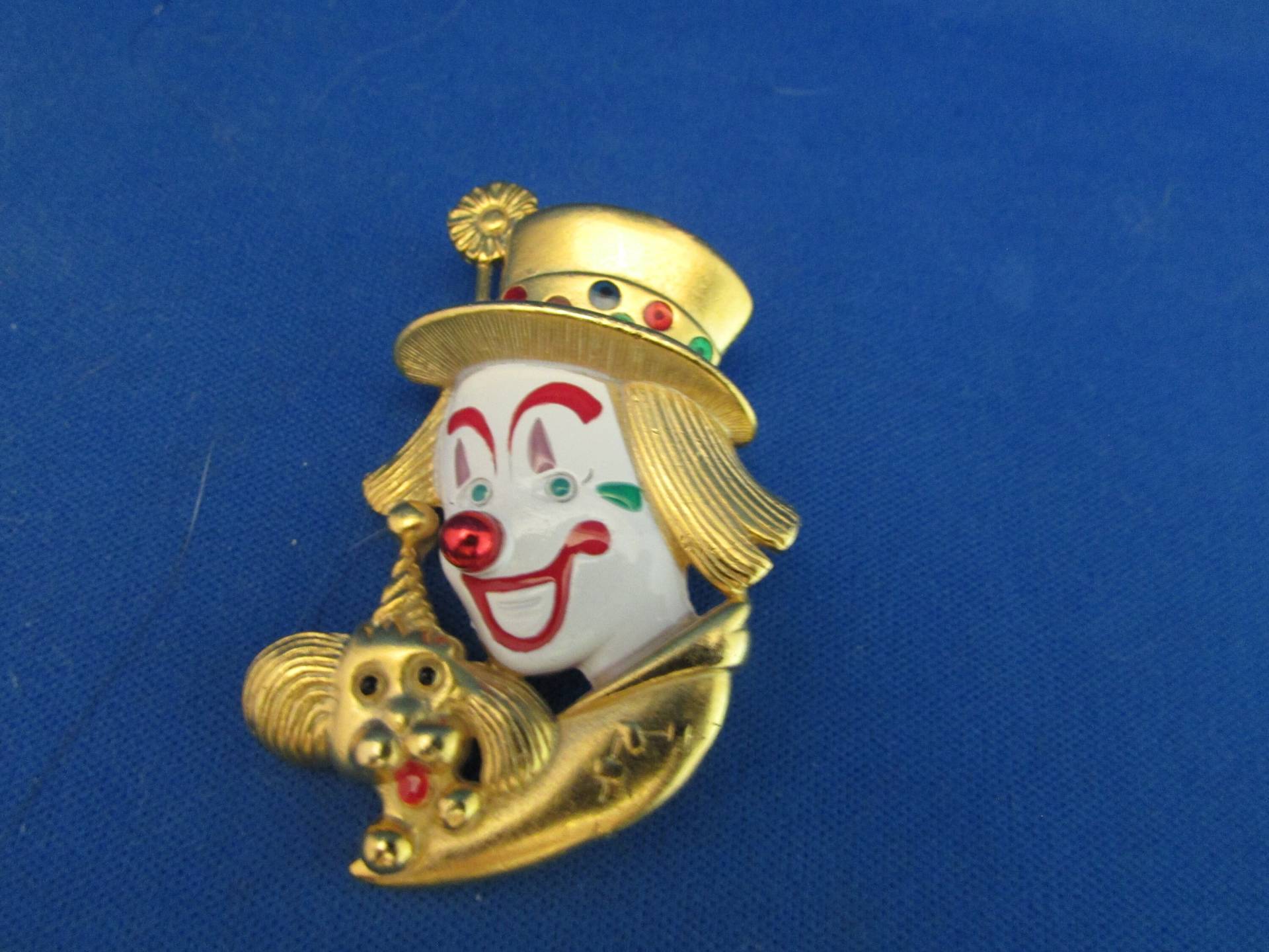 Danecraft Clown Pin von TweedandTaffeta