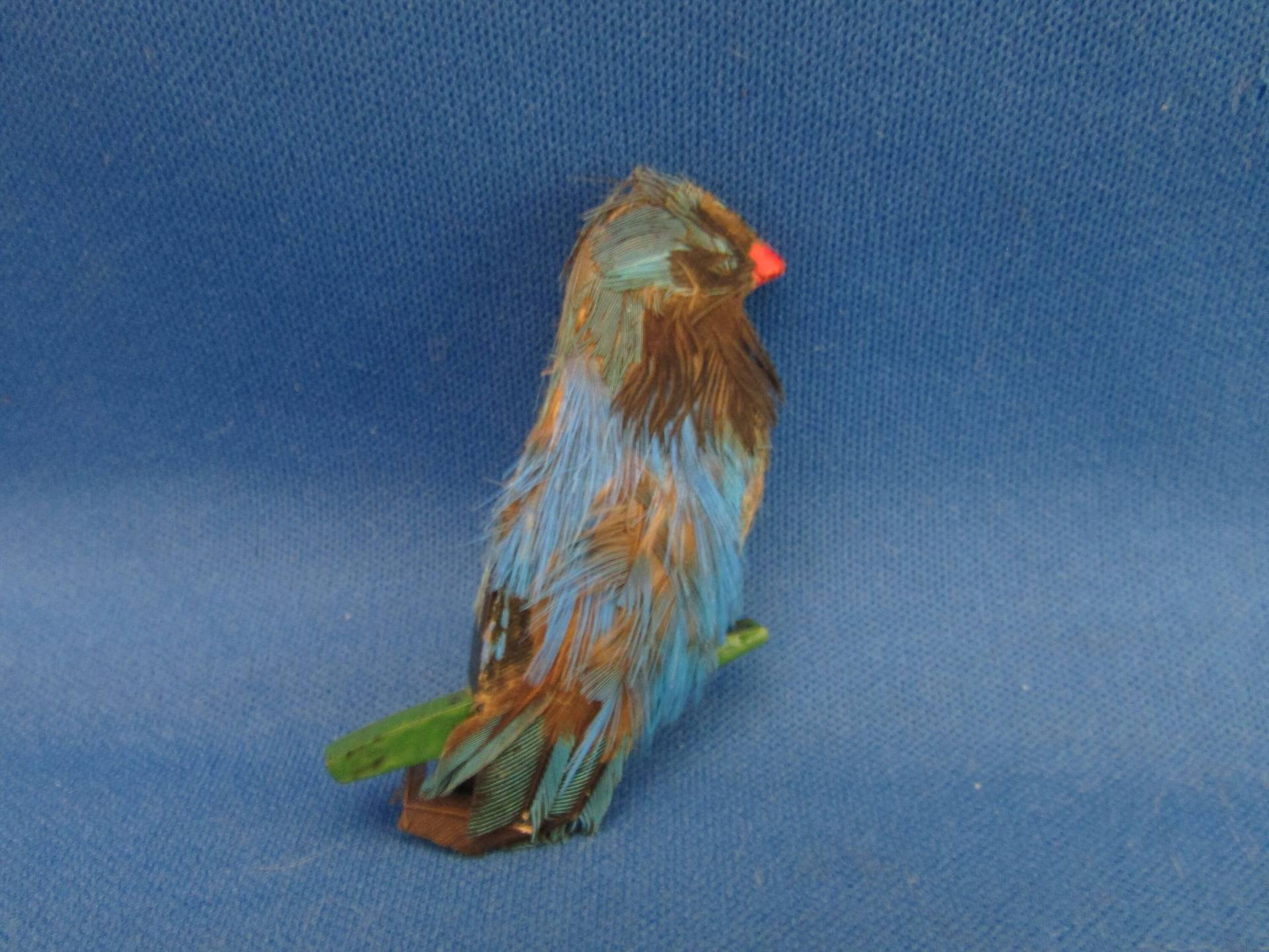 Echte Federn Vogel Brosche von TweedandTaffeta