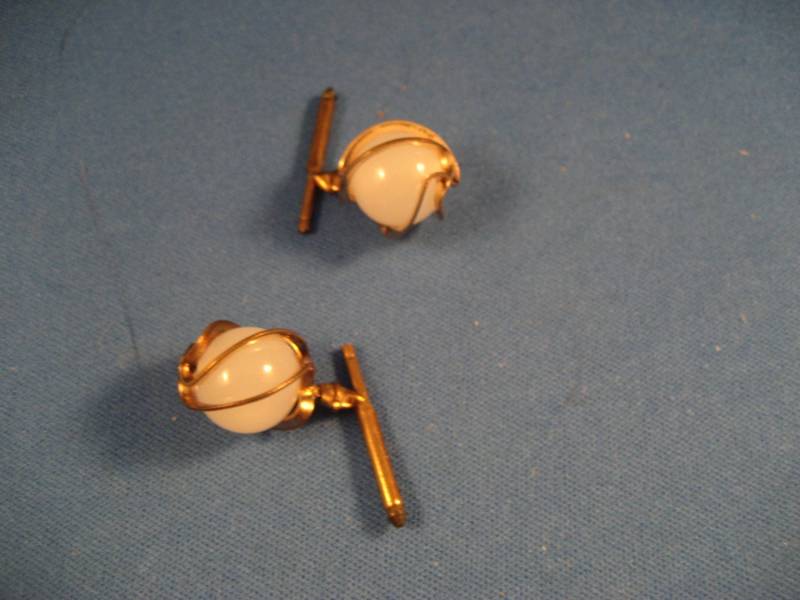 Echtes Gold Und Kristall Manschettenknöpfe Echtes Gold Und Kristall Manschettenknöpfe von TweedandTaffeta