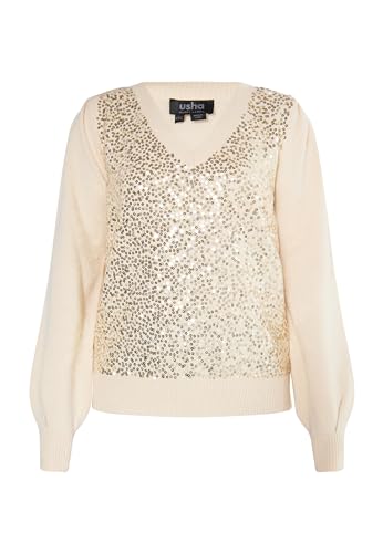 Tweek Damen Strick Pullover 15329366-TW01, Creme, M/L von Tweek