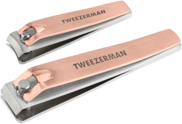 Tweezerman Combo Clipper Nagelknipser Set in Rose Gold 1 Stk. von Tweezerman