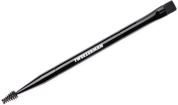 Tweezerman Flat Brow Brush & Spoolie - Flacher Augenbrauenpinsel & Bürstchen von Tweezerman