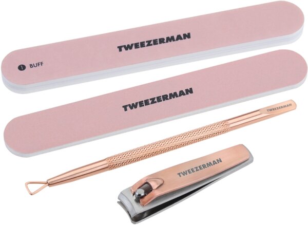 Tweezerman Manicure Kit - Maniküre Set, Rose Gold von Tweezerman