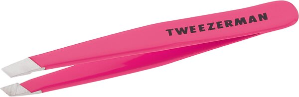 Tweezerman Pinzette Slant, schräg, Mini, geblistet Flamingo Pink 1 Stk. von Tweezerman