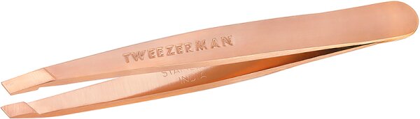 Tweezerman Mini Slant Tweezer - Schräge Mini Pinzette, Rose Gold von Tweezerman