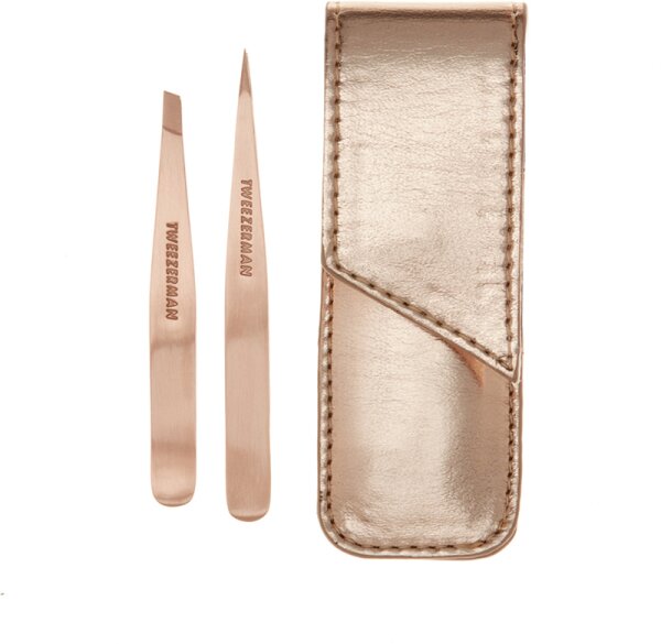 Tweezerman Petite Tweeze Set - Petite Pinzetten, Rose Gold von Tweezerman