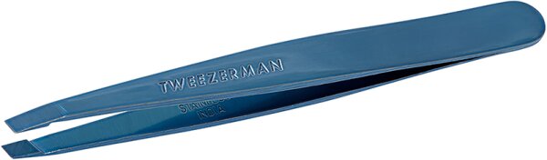 Tweezerman Slant Tweezer - Schräge Pinzette, Bell Bottom Blue von Tweezerman