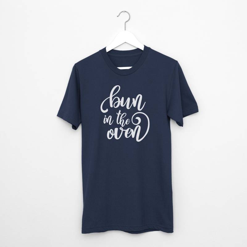 Bun Im Ofen T-Shirt/Geburt Ankündigung Shirt Erwarten Neue Mama Geschenk Schwangerschaft von Twelve9Printing