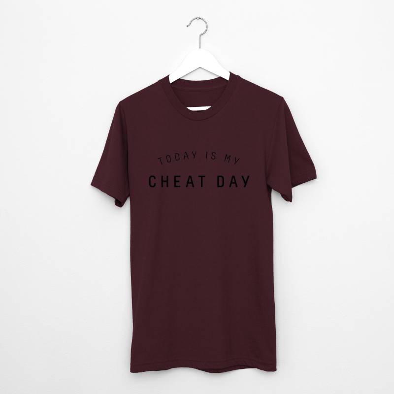 Cheat Day Shirt - Heute Ist Mein Tag Lustige T Süße T-Shirt Mit Sprüchen Geschenk Für Freunde Gym Flock Freund von Twelve9Printing