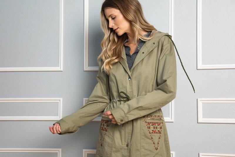Leichte Jacke Für Frauen - Olive/Frühling Mantel Aztek Mäntel Frau Taschenkleider von Twelve9Printing