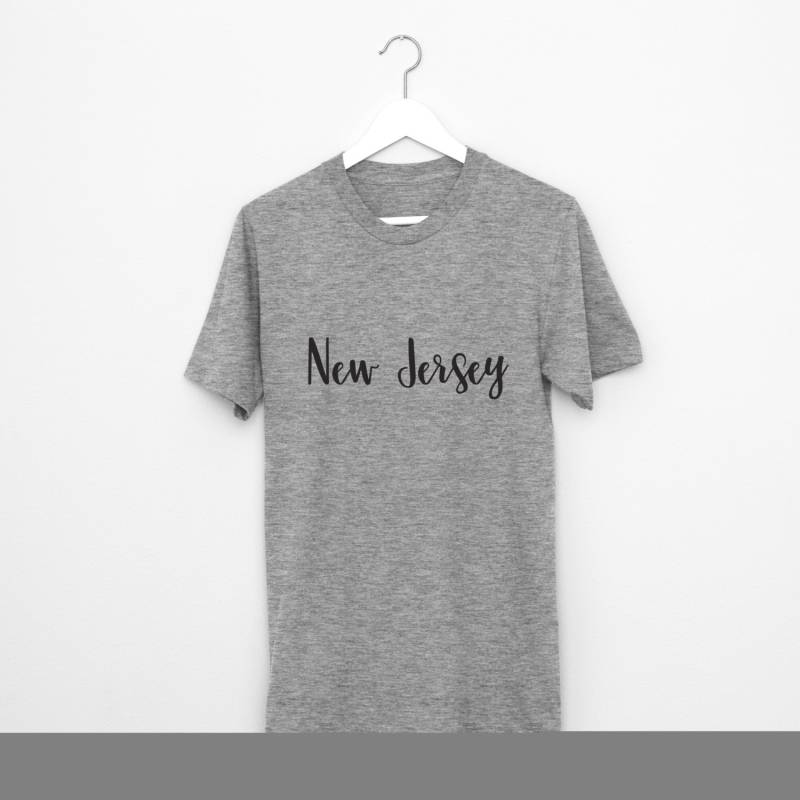 New Jersey T Shirt - Unisex City Shore Freund Geschenk Freundin Zustand Von von Twelve9Printing