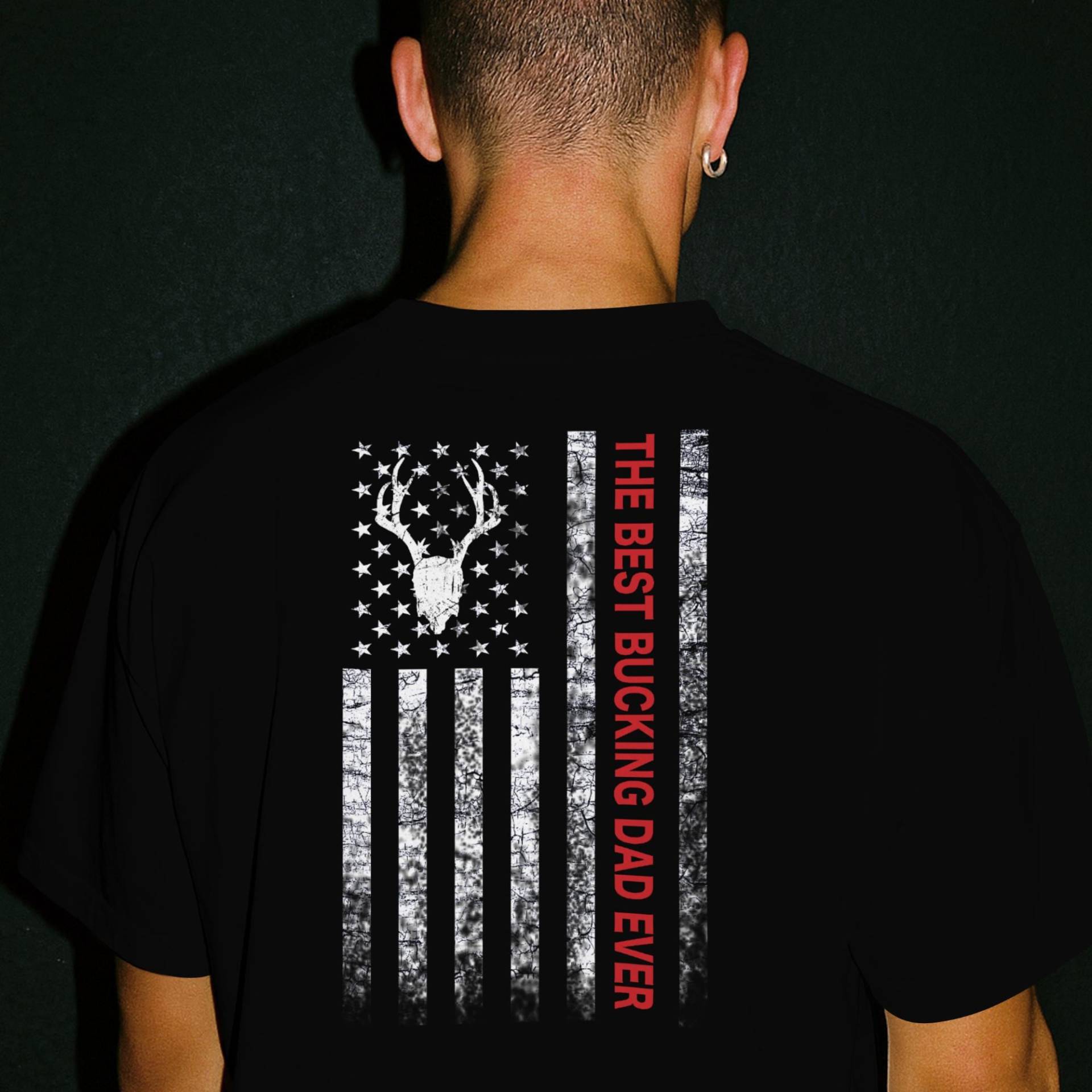 Geschenke Für Papa/Vatertag Zum Jagd-Dad Lustige Shirts Best Bucking Dad Ever Deer Skull American Flagge Geschenke Für Papa/Vatertag Zum Jagd-Dad Lustige Shirts Best Bucking Dad Ever Deer Skull American Flagge von TwelveSeasonApparel