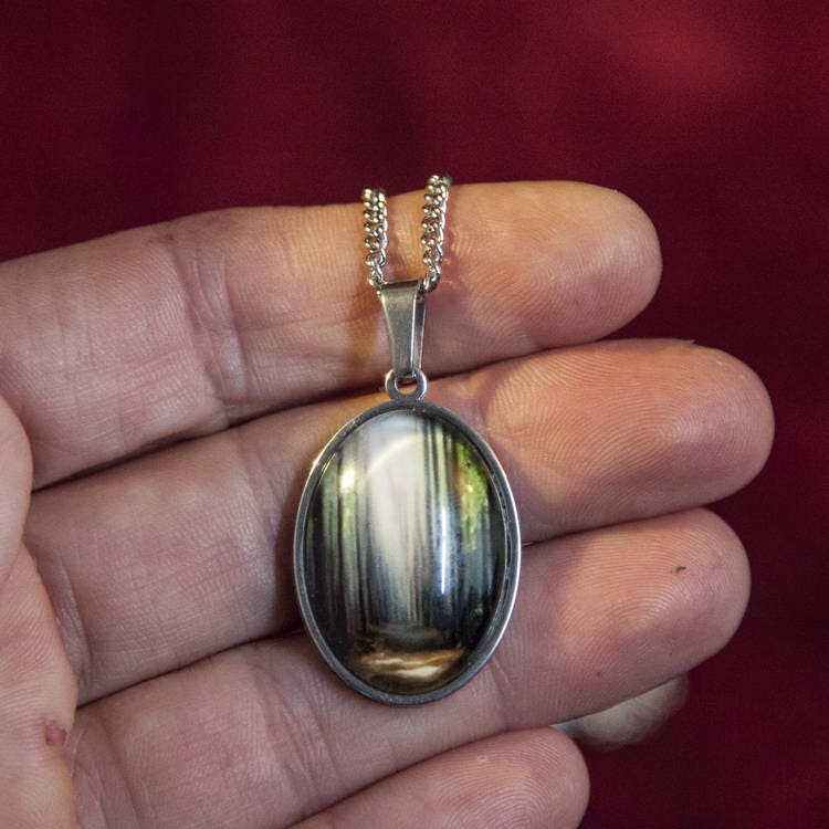 Kunst Schmuck, Tragbare Kunst, Glaskuppel Cabochon Anhänger Und Halskette Mit Reproduktion Kunst Schmuck, Tragbare Kunst, Glaskuppel Cabochon Anhänger Und Halskette Mit Reproduktion von TwentschKunstProduct