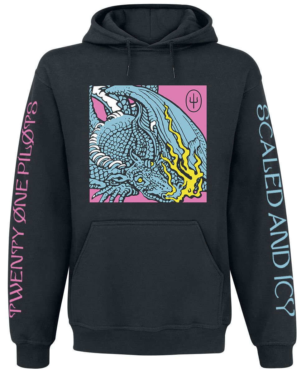 Twenty One Pilots Kapuzenpullover - Scaled And Icy - XL bis XXL - für Männer - Größe XXL - schwarz  - Lizenziertes Merchandise! von Twenty One Pilots