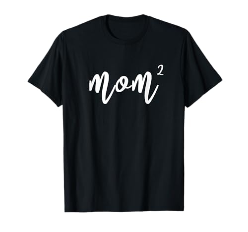 Mutter von 2 Zwillingen, Mutter von zwei Kindern, Mutter von zwei Kindern, zweites Baby T-Shirt von Twin Mom Of Two Gifts