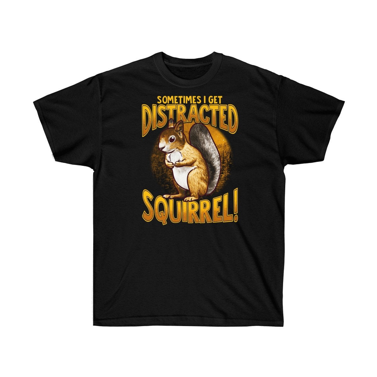 Manchmal Bekomme Ich Abgelenkt Eichhörnchen T-Shirt Manchmal Bekomme Ich Abgelenkt Eichhörnchen T-Shirt von TwinTeeShirts