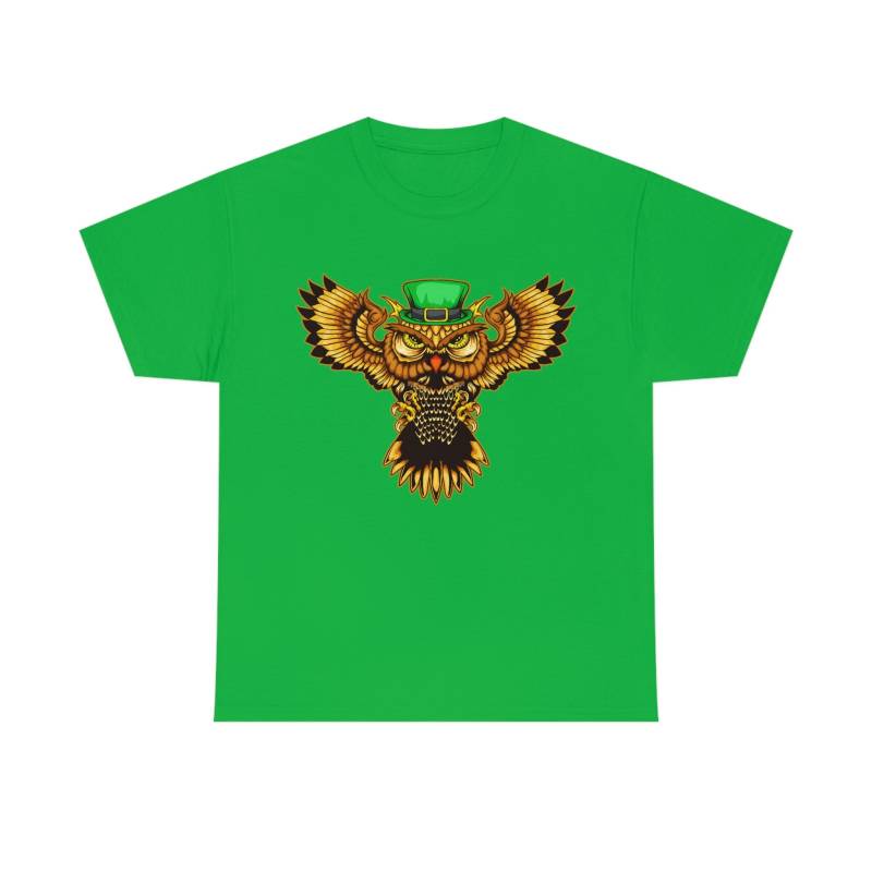 st Patricks Day Eule Tshirt, Saint Shirt, Leprechaun Irish Owl T-Shirt von TwinTeeShirts