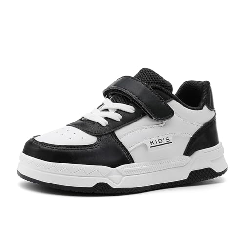 Basketballschuhe Kinder für Jungen und Mädchen High Top Outdoor Sportschuhe Atmungsaktive Turnschuhe Sneaker Schwarz EU 32 von Twinice