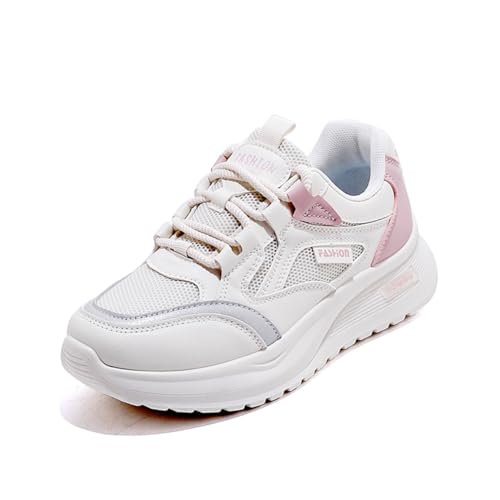 Damen Turnschuhe Sneaker Atmungsaktiv Leichtgewichts Sportschuhe Laufschuhe Outdoor Fitness Reismehl EU 40 von Twinice