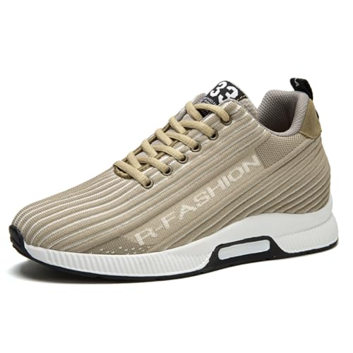 Elevate Shoes Herren, Schuhe Mit ErhöHung Herren 4-10cm, Schuhe Die GrößEr Machen Herren 10cm Khaki EU 41 Elevate Shoes Herren, Schuhe Mit ErhöHung Herren 4-10cm, Schuhe Die GrößEr Machen Herren 10cm Khaki EU 41 von Twinice