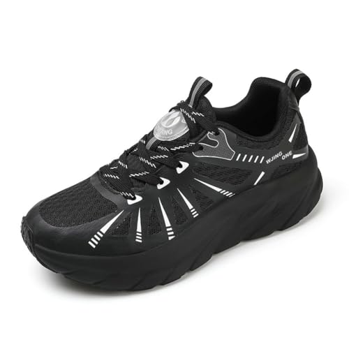 Elevate Shoes Herren, Schuhe Mit ErhöHung Herren 4-10cm, Schuhe Die GrößEr Machen Herren 10cm Schwarz EU 42 von Twinice
