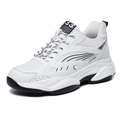 Elevate Shoes Herren, Schuhe Mit ErhöHung Herren 4-10cm, Schuhe Die GrößEr Machen Herren 10cm Weiß EU 41 von Twinice
