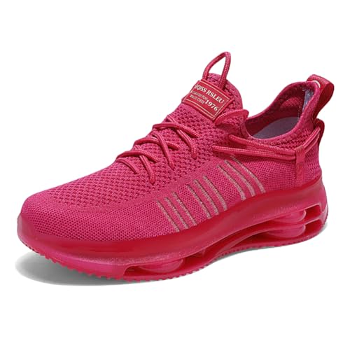 Herren Damen Sportschuhe Laufschuhe mit Luftpolster Turnschuhe Profilsohle Sneakers Leichte Schuhe Rot 40EU Herren Damen Sportschuhe Laufschuhe mit Luftpolster Turnschuhe Profilsohle Sneakers Leichte Schuhe Rot 40EU von Twinice