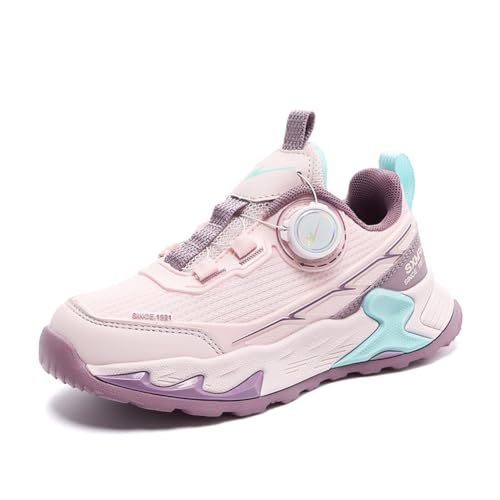 Herren Walkingschuhe Turnschuhe Fitnessstudio Sportschuhe Sneaker Running Leichtgewichts Atmungsaktiv Schlüpfen Tennis Schuhe Freizeit Straßenlaufschuhe FashionSchuhe Rosa 31EU von Twinice