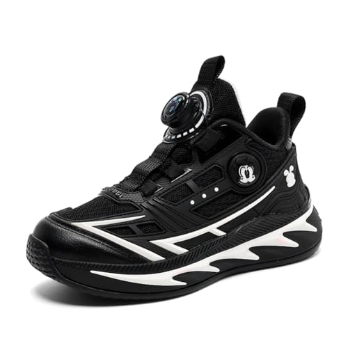 Herren Walkingschuhe Turnschuhe Fitnessstudio Sportschuhe Sneaker Running Tennis Leichtgewichts Atmungsaktiv Schuhe Freizeit Straßenlaufschuhe Fashion Schlüpfen Schuhe Schwarz 36EU von Twinice