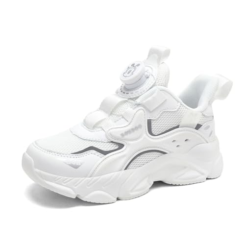 Herren Walkingschuhe Turnschuhe Fitnessstudio Sportschuhe Sneaker Running Tennis Schuhe Freizeit Leichtgewichts Atmungsaktiv Straßenlaufschuhe Fashion Schlüpfen Schuhe Weiß 36EU von Twinice