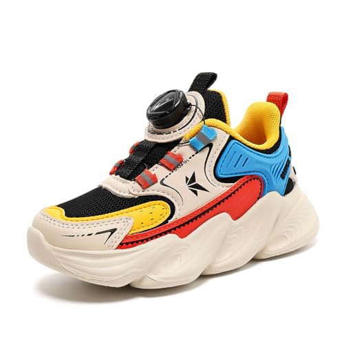 Herren Walkingschuhe Turnschuhe Fitnessstudio Sportschuhe Sneaker Running Tennis Schuhe Freizeit Straßenlaufschuhe Fashion Atmungsaktiv Leichtgewichts Schlüpfen Schuhe Gelb 38EU von Twinice