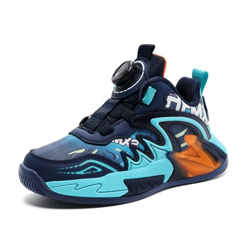 Jungenschuhe Kinderschuhe Leichte Laufschuhe Atmungsaktive Sportschuhe Kinderschuhe Freizeitschuhe Tennisschuhe Dunkelblau EU 32 von Twinice