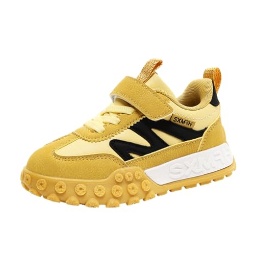 Jungenschuhe Kinderschuhe Leichte Laufschuhe Atmungsaktive Sportschuhe Kinderschuhe Freizeitschuhe Tennisschuhe Gelb EU 32 von Twinice