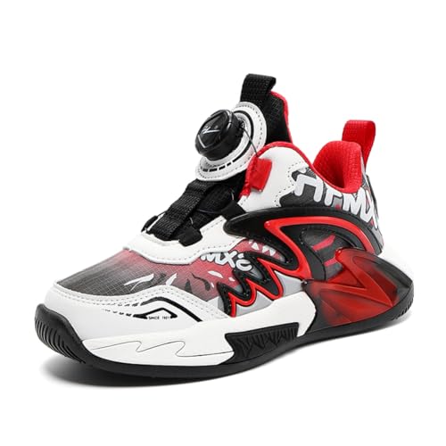 Jungenschuhe Kinderschuhe Leichte Laufschuhe Atmungsaktive Sportschuhe Kinderschuhe Freizeitschuhe Tennisschuhe Rot EU 38 von Twinice