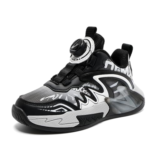 Jungenschuhe Kinderschuhe Leichte Laufschuhe Atmungsaktive Sportschuhe Kinderschuhe Freizeitschuhe Tennisschuhe Schwarz EU 39 von Twinice