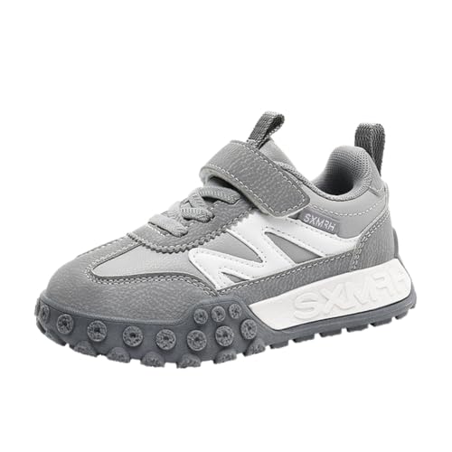 Jungenschuhe Kinderschuhe Leichte Laufschuhe Atmungsaktive Sportschuhe Kinderschuhe Freizeitschuhe Tennisschuhe grau EU 32 von Twinice