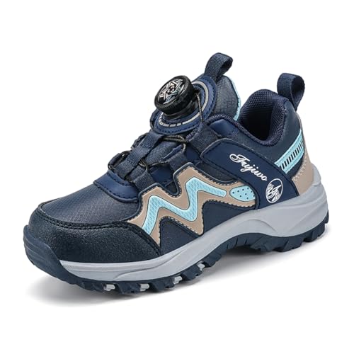 Kinder JungenWasserdichtes Fashion Leichtgewichts Leder Walkingschuhe Turnschuhe Fitnessstudio Sportschuhe Sneaker Running Straßenlaufschuhe 33 von Twinice