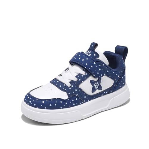 Kinder JungenWasserdichtes Fashion Leichtgewichts Leder Walkingschuhe Turnschuhe Fitnessstudio Sportschuhe Sneaker Running Straßenlaufschuhe Blau EU 32 von Twinice