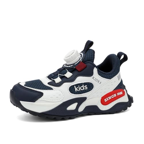 Kinder JungenWasserdichtes Leder Walkingschuhe Turnschuhe Fitnessstudio Sportschuhe Sneaker Running Straßenlaufschuhe Fashion Leichtgewichts Dunkelblau EU 37 Kinder JungenWasserdichtes Leder Walkingschuhe Turnschuhe Fitnessstudio Sportschuhe Sneaker Running Straßenlaufschuhe Fashion Leichtgewichts Dunkelblau EU 37 von Twinice