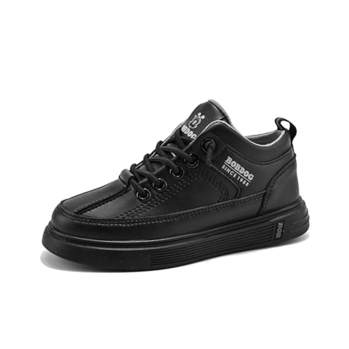 Kinder JungenWasserdichtes Leder Walkingschuhe Turnschuhe Fitnessstudio Sportschuhe Sneaker Running Straßenlaufschuhe Fashion Leichtgewichts Schwarz EU 37 Kinder JungenWasserdichtes Leder Walkingschuhe Turnschuhe Fitnessstudio Sportschuhe Sneaker Running Straßenlaufschuhe Fashion Leichtgewichts Schwarz EU 37 von Twinice
